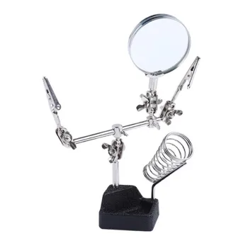 High-Quality Adjustable Metal Body LED Desk Lamp with 5x Magnifier - Best Seller