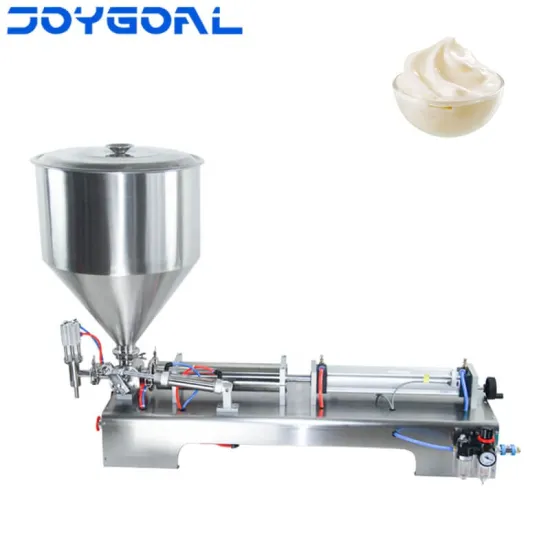 JOYGOAL Semi-Automatic 50 ml Hot Sauce Pneumatic Piston Filling Machine