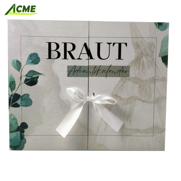Custom Mini Gold Packaging Box - Christmas Countdown Calendar Arrival