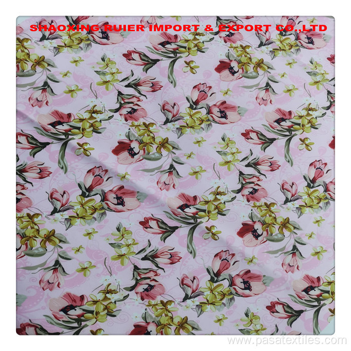 Luxury 100% Polyester Taffeta Custom print fabric