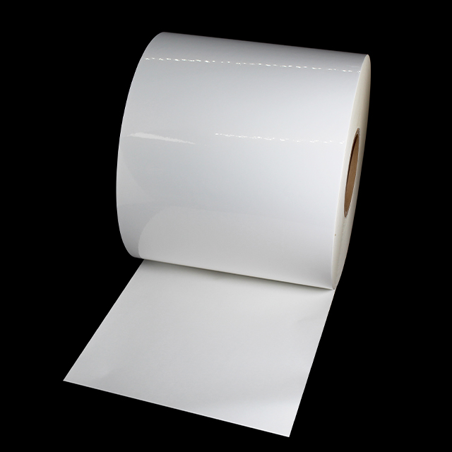 White Transparent BOPP Jumbo Label Roll