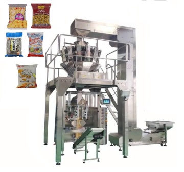 Macchina per imballaggi con chip a secco automatico con azoto per snack per zucchero da pasticceria