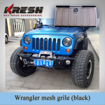 KRESH Brand made in china 4x4 SUV Car steel auto front mesh grille for Jeep wrangler with steel material and different type