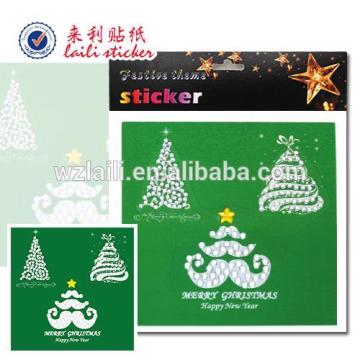 christams diamond stickers/bling gem stickers/bling rhinestone cellphone stickers