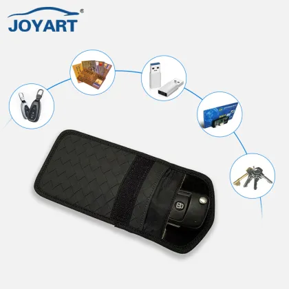 Stylish Leather RFID Blocking Car Key Pouch