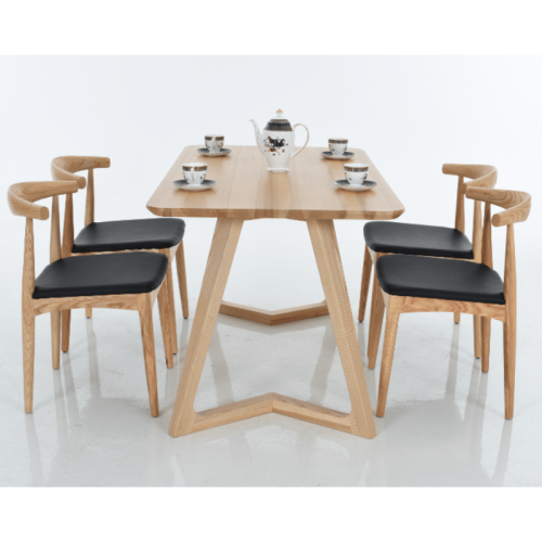 Nordic style Solid wood rectangle dining table