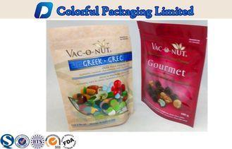 Customized PET + Matt Varnish Resealable Stand up Pouches F