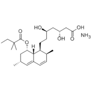 1-Naphthaleneheptanoicacid, 8-(2,2-dimethyl-1-oxobutoxy)-1,2,6,7,8,8a-hexahydro-b,d-dihydroxy-2,6-dimethyl-, ammonium salt (1:1),( 57262911,bR,dR,1S,2S,6R,8S,8aR) CAS 139893-43-9