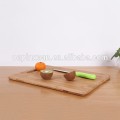Manico in stile più caldo Set da tavolo in bambù, tagliere per frutta e verdura