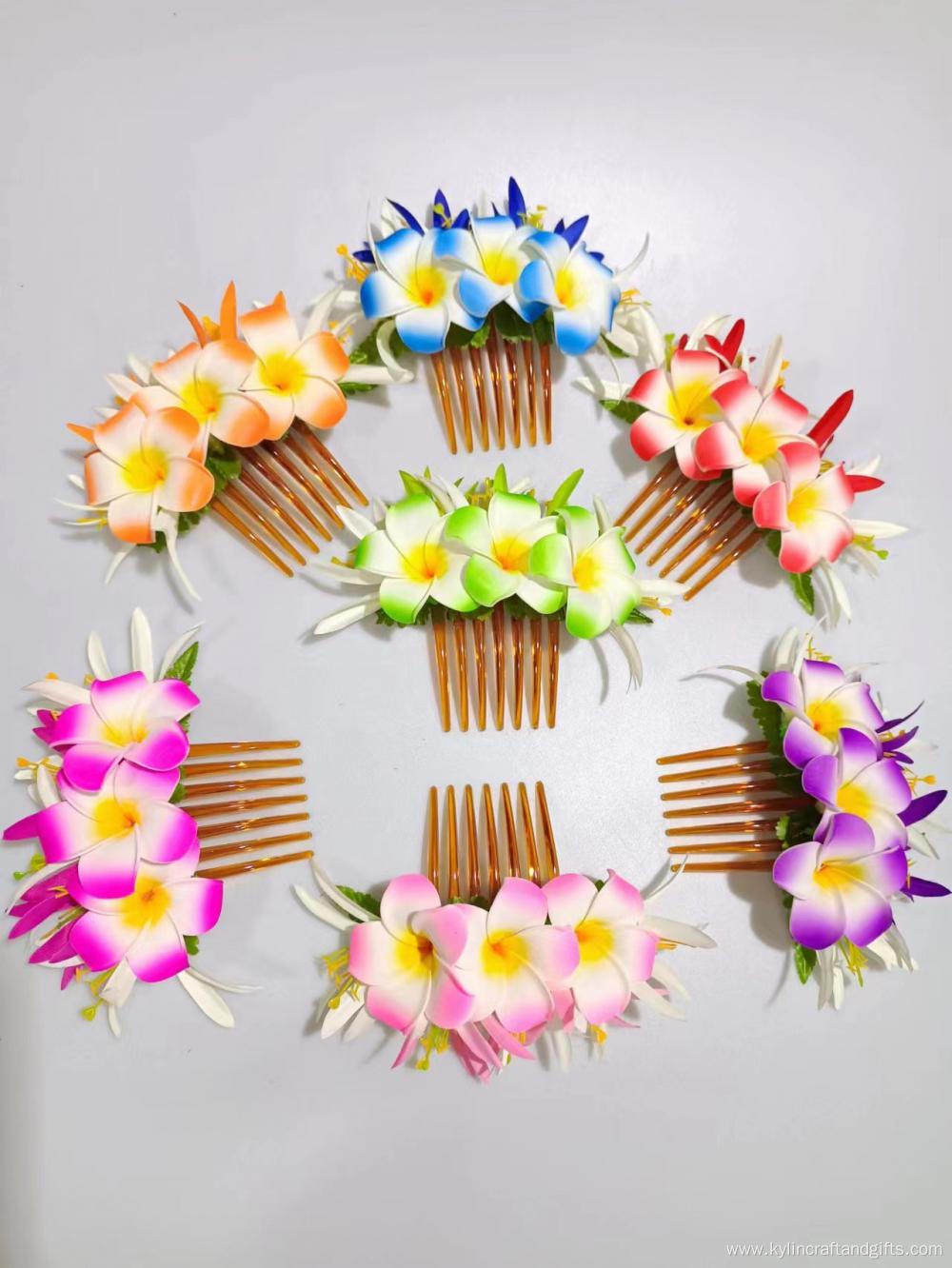 Handmade Classic Hawaii Flower Hair Comb