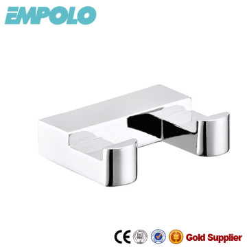 Good Quality Brass Chrome Dual Wardrobe Hook,Bathroom Double Robe Hanger 951 04B