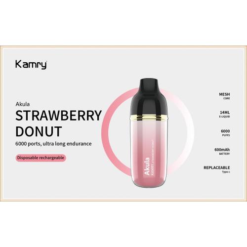 Kamry Akula 6000 퍼프 일회용 vape 키트