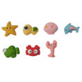 Flat Back Resin Ocean Animals DIY Resin Hair Jewelry Bows Clip Accessories Plastic Cabochons Decoration