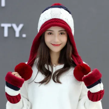 Wholesale Winter Beanie Hats & Scarf Sets - Thick Fleece Lined Knitted Hats and Scarves for Women