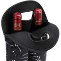 2 Wine And Beverage Bottle Coolers Portable Bag