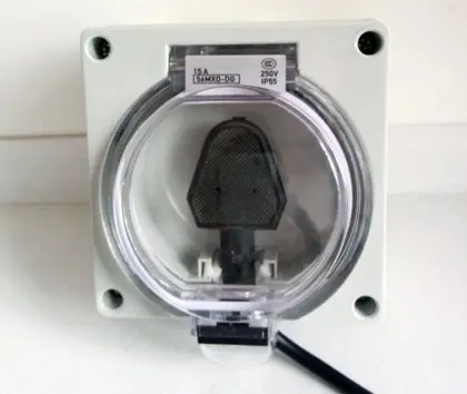 water-repellent socket, water proof socket, water repellent outlet