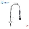 Lead Free Stainless Steel Pull Out Kitchen Faucet
