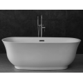 Золотая ванна классическая дизайн отдельно стоящая акриловая ванна