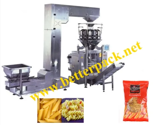 automatic pasta weighing vertical packaging equipment
