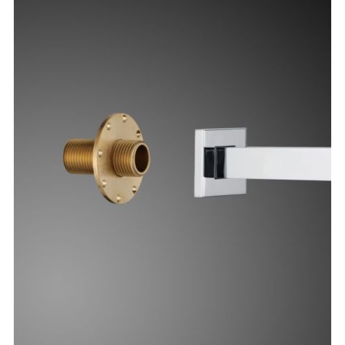 Wall Mounted Shower Arm Fitting L-Shaped Square Brass Shower Arm Factory