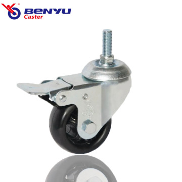 Medium-Duty 5 Inch Nylon Caster with Brake