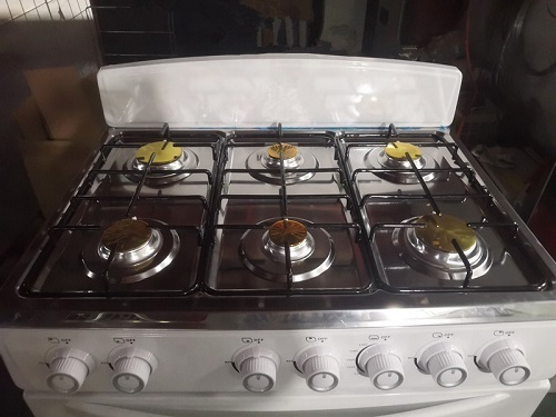 30 Inch Practical Kitchen Gas Range 6 BurnersBakingOven