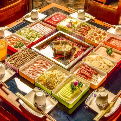 Tianchu Mandarin Duck Hot Pot Base - 320g Spicy Instant Hot Pot Seasoning