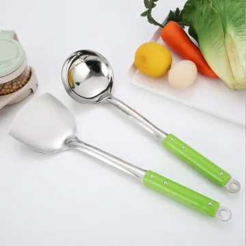 2 Piece Stainless Steel Soup Ladle And Spatula