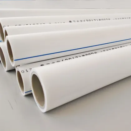 White PPR Double-Layer Household Cold Water Tube