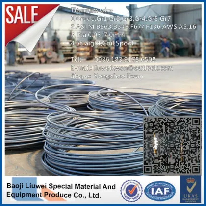 Titanium wire stocks