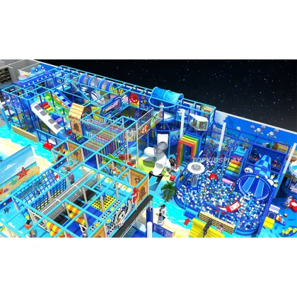 Customized Indoor Kids Playground Equipment with Slides for Professional Amusement Parks and Playgrounds