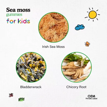 Natural Sea Moss Gummies for Kids' Immune Health