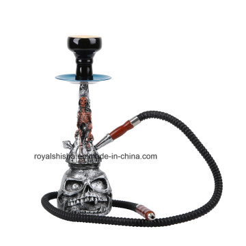 Alta calidad resina cráneo cachimba shisha