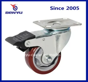 OEM Industrial Heavy Duty Swivel Top-Plate PU Castor