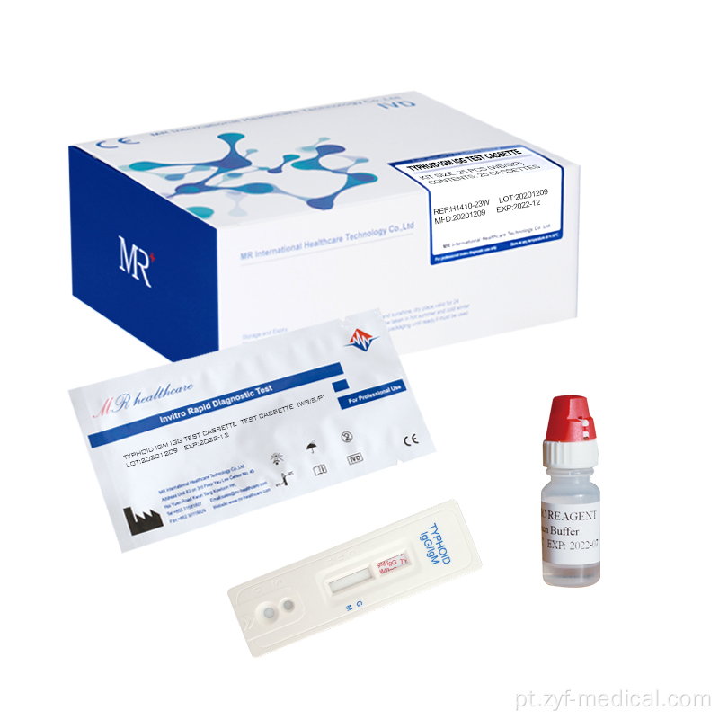 CE Rapid Salmonella Typhoid IgG/Teste IgM