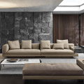 Luxury style high-end sectional leather sofa