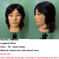 Cap de manechin masculin pentru frizerie păr negru