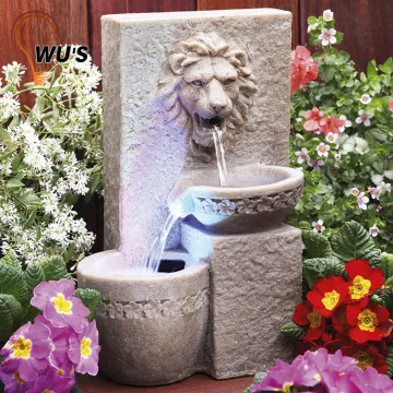 Polyresin Fountain with LED Light,Decorative Fountain,abstract water fountain