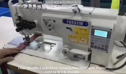 4 Needle Lockstitch Parachute Sewing Machine