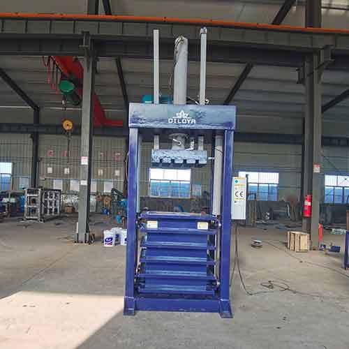 Lifting Chamber Baler 50 kg Used Cloth Balers Manufactory