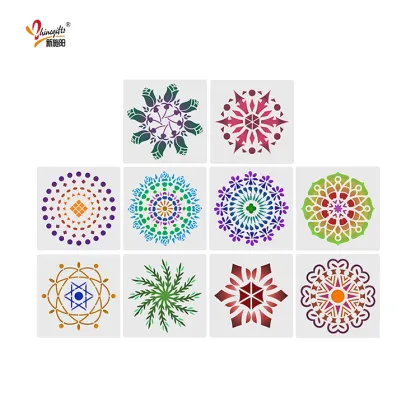 Mandala Stencils and Tools Kit: Coloring, Dotting, and Painting Supplies for Artistic Expression