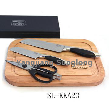 Stainless steel kitchen knife set KKA23