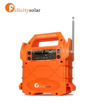 [NEW]cheap price home solar lighting system with 4pcs 3W LED lights with FM/AM radio with USB mobile charger