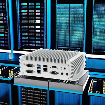 Customizable Industrial Mini PC with Intel Core i3 10110U, Dual LAN, Fanless Design, and 6 COM Ports for 12V Systems
