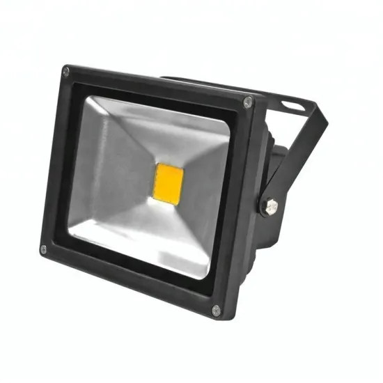 Black Aluminum 30W LED Flood Light - 6000K Daylight & 3000K Warm White, 12V/110V/220V for Outdoor Use