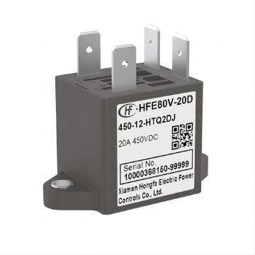 HFE80V-20D HONGFA हाई वोल्टेज DC 750V 20A कॉन्टैक्टर रिले