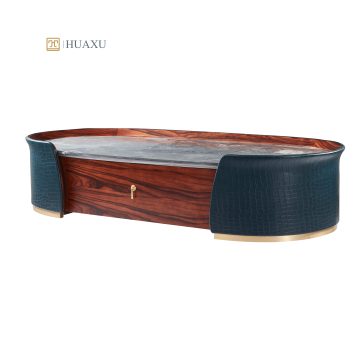 Huaxu mewah brazil biru azul bahia meja teh granit