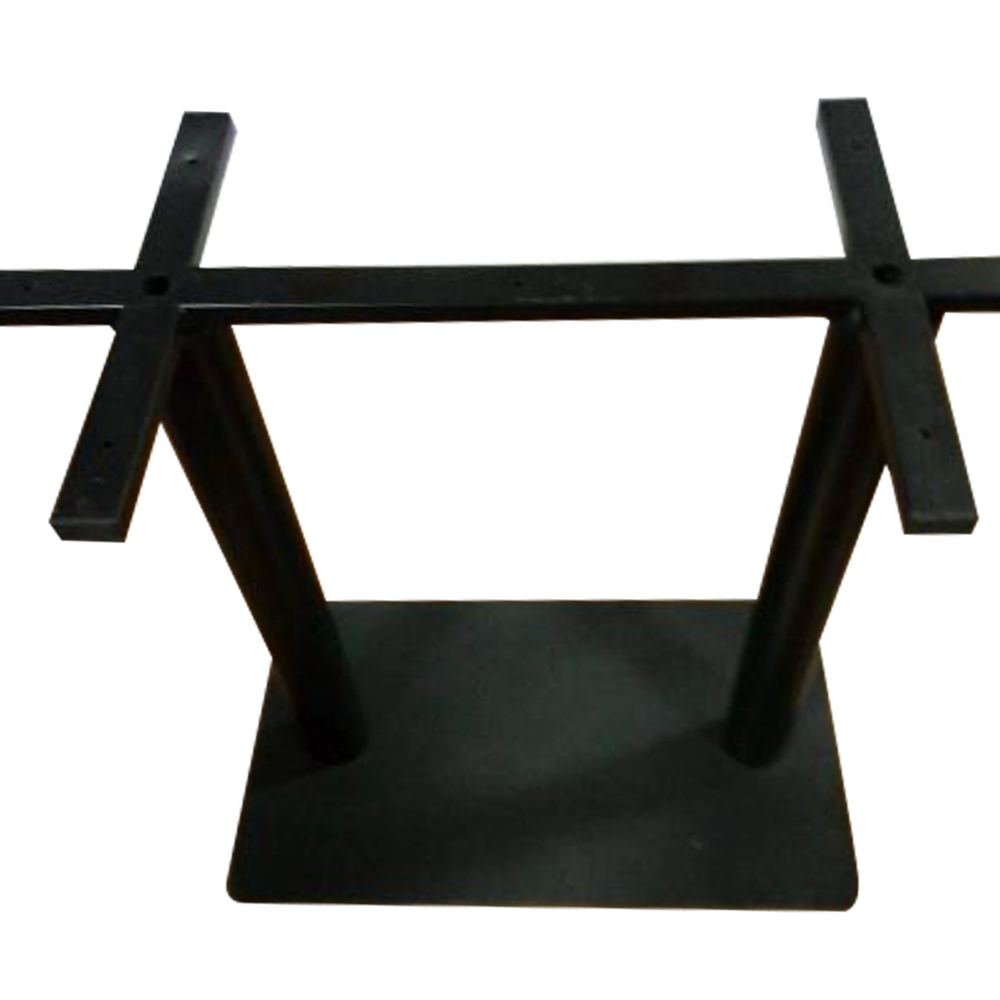 modern design metal table base 700x400xH720mm Iron Plate Double Column Table base