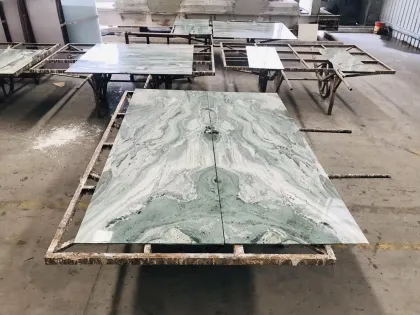 Natural Ultra Thin Flexible Stone Marble Veneer Sheets 2mm