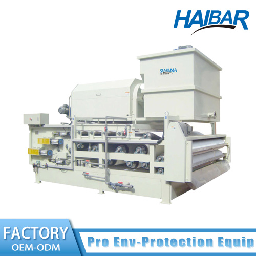 Belt Press Sludge Thickening and Dewatering SystemHTE-3000